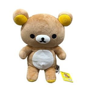 NWT rilakkuma san x original plush Brown and Yellow 15”